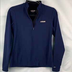 Hind Navy 1/4 zip. Performance top.